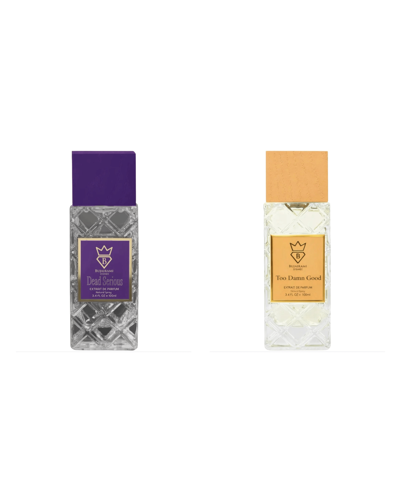 Bujairami De Absolu Bundel - Dead Serious + Too Damn Good - flesjes parfum