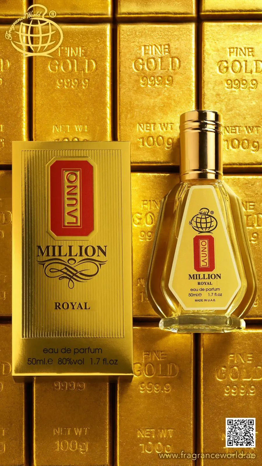 Fragrance World La Uno Million Royal (50ml) - FragranceGems FragranceGems